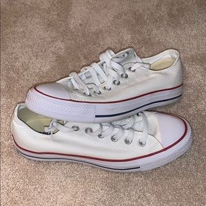 Women’s White Low Top Converse